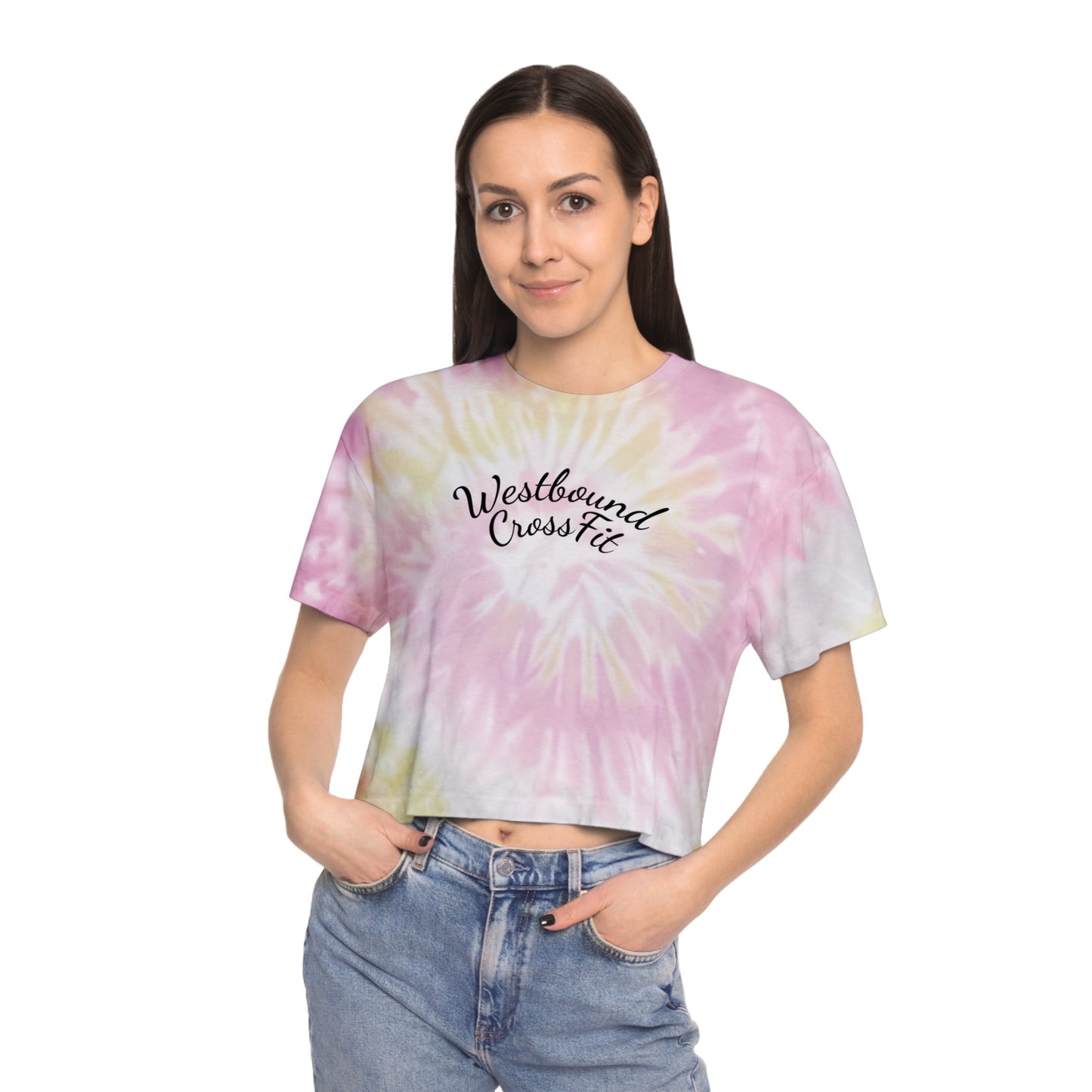 Westbound CrossFit Tie-Dye Crop Tee